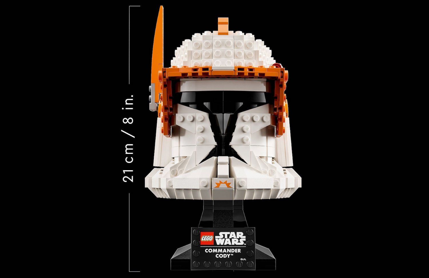 Il casco del Comandante clone Cody - set LEGO Star Wars 75350