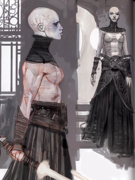 Concept art di Asajj Ventress